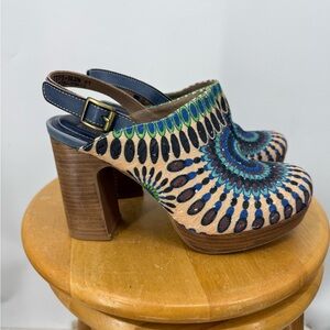 Colorful Patterned Women's Heels